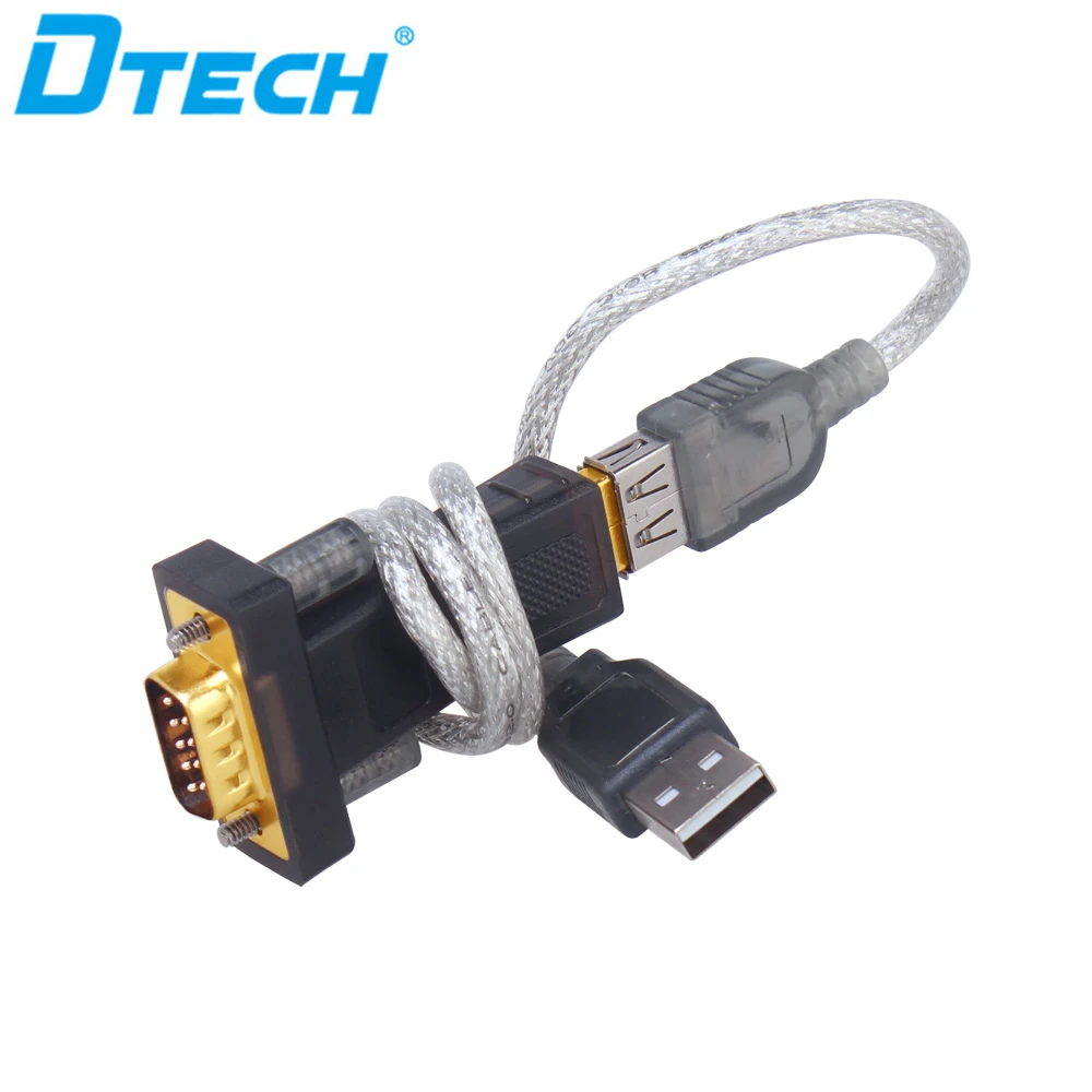 DTECH USB 2.0 to RS232 9 Pin Male Serial DB9 Adaptador Driver Convertor for Windows98/98SE/ME/XP/VISTA/WIN7