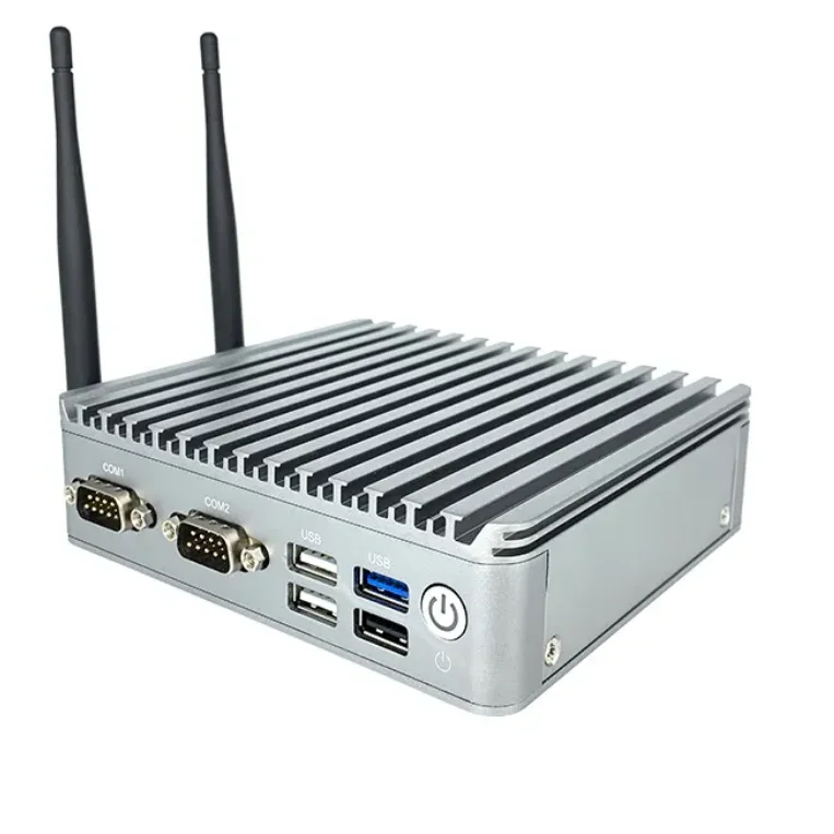 Fanless X86 AMD Core i3 i5 Dual J1900 N2930 Industrial Computer 8G RAM LAN 4 RS232 embedded computer hardware industrial mini pc