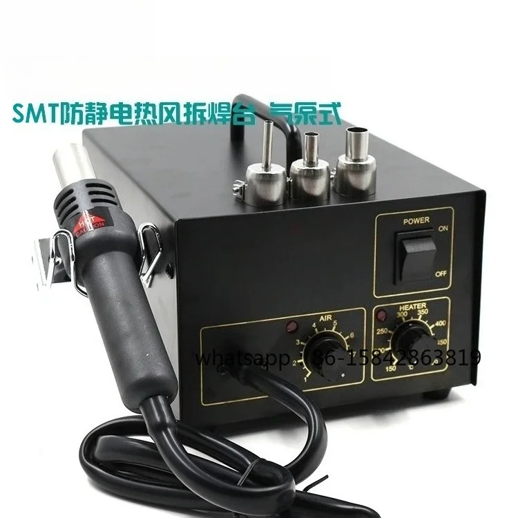 Original Crack 850D Hot Air Gun 850D Digital Temperature Control Desoldering Table 850A 850A + Hot Air Gun