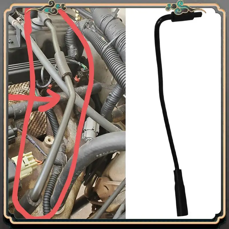 PCV صمام علبة المرافق أنبوب فراغ الأسود كرنك خرطوم التهوية 4854265 ل 1997-2004 جيب شيروكي رانجلر 4.0L المحرك