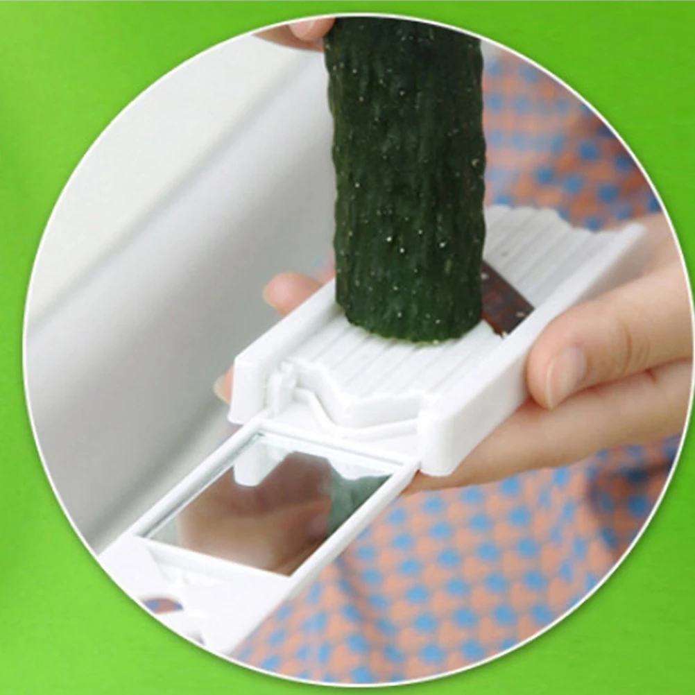 

Beauty Cucumber Slicer With Mirror Facial Mask Tool Vegetable Fruit Cutter Stainless Steel Abs Easy Clean