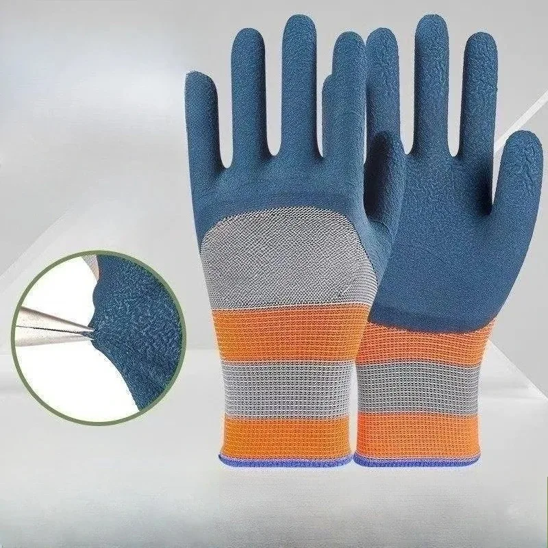

2 Pairs General Rubber Work Gloves – Non-Slip, Durable & Tough Safety Gloves for Construction, DIY & Heavy Duty Jobs