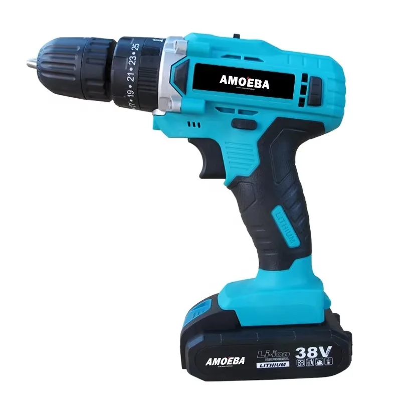 Heimwerker-Akku-Bohrschrauber- und Bohrmaschinen-Set, Kombinationsset für Bohrmaschinen