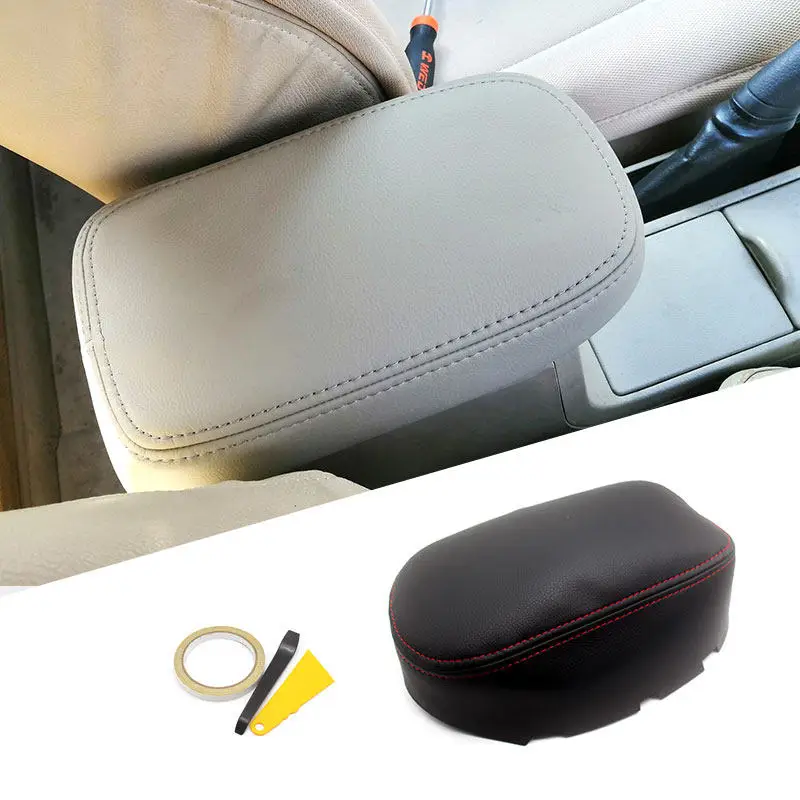 For Toyota Corolla 2007 2008 2009 2010 2011 2012 2013 Microfiber Leather Car Styling Center Armrest Console Lid Box Cover Trim