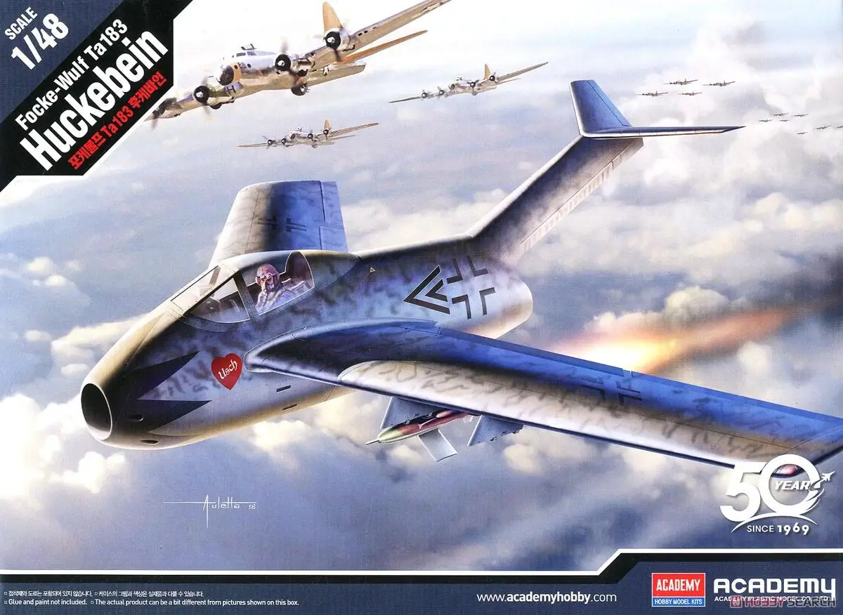 Academy 12327 1/48 Ta-183 Huckebein (Plastic model)