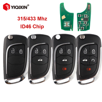 315/433MHz ID46 Chip Modified Remote Car Key For Opel Astra J Corsa E Insignia Zafira C Karl Mokka Cascade Adam 2009-2016