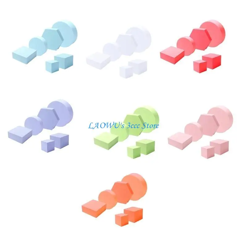 

Y8AD Foam Cube Photography Backdrops Props 7 Colors Waterproof Photo Background Decor