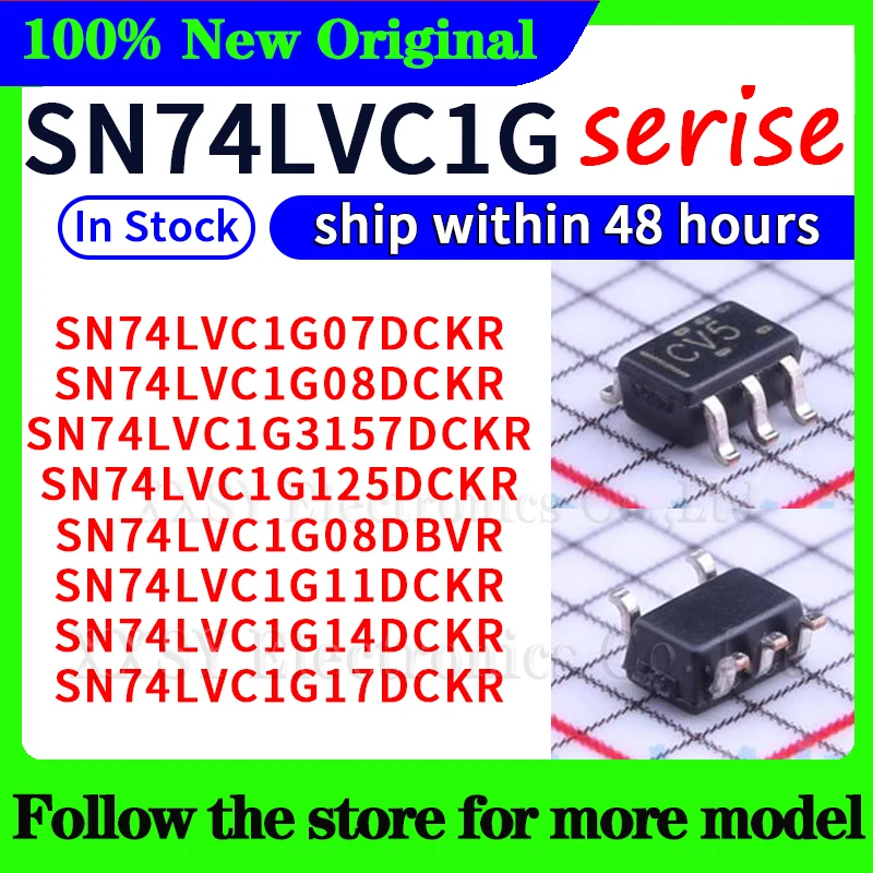 10pcs/lot SN74LVC1G07DCKR SN74LVC1G08DCKR SN74LVC1G125DCKR SN74LVC1G3157DCKR SN74LVC1G11DCKR SN74LVC1G08DBVR SN74LVC1G14DCKR