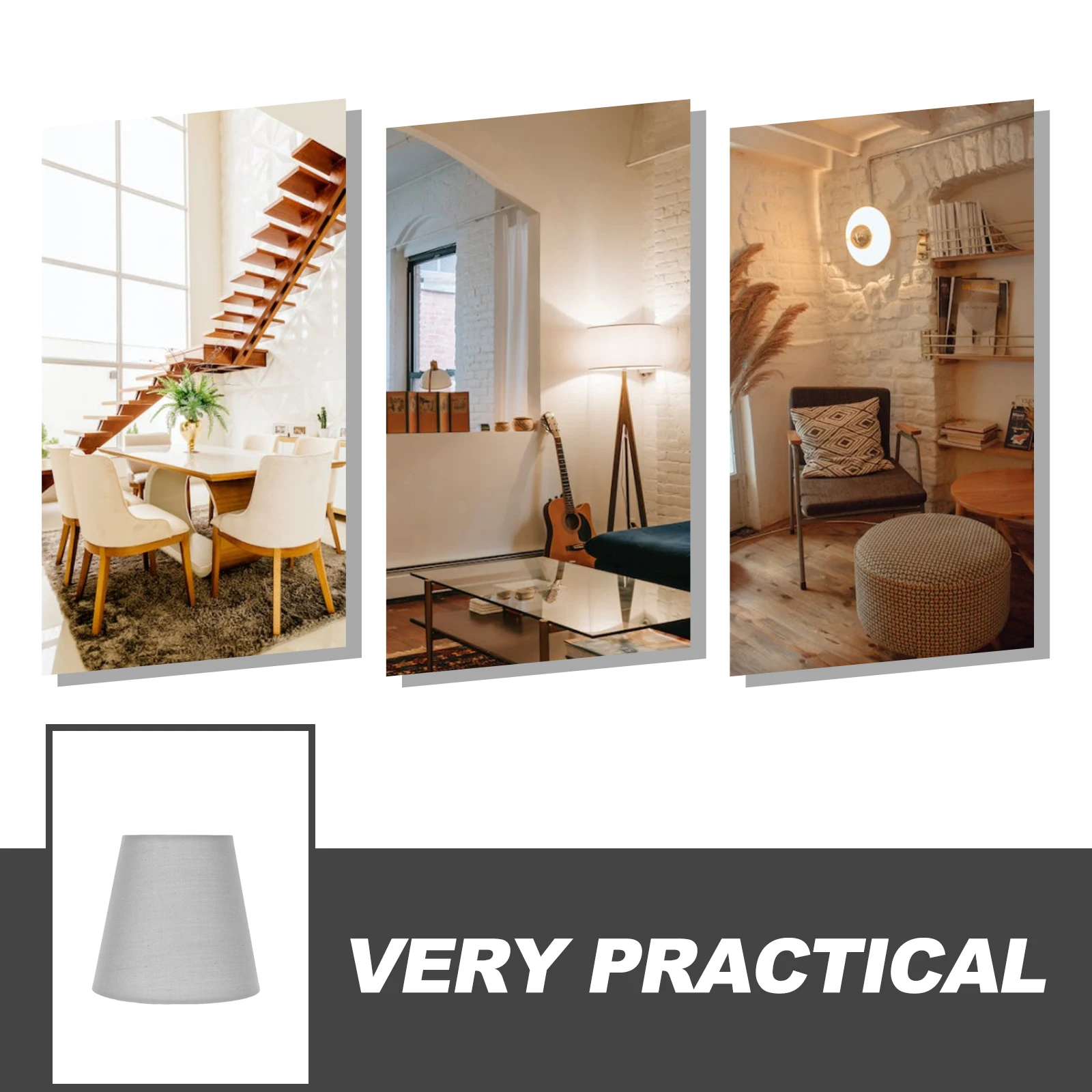 

Fabric Lamp Shade Replacement Simple Classic Style Decorative Lamp Cover for Home Hotel Bedroom Living Room Table Floor