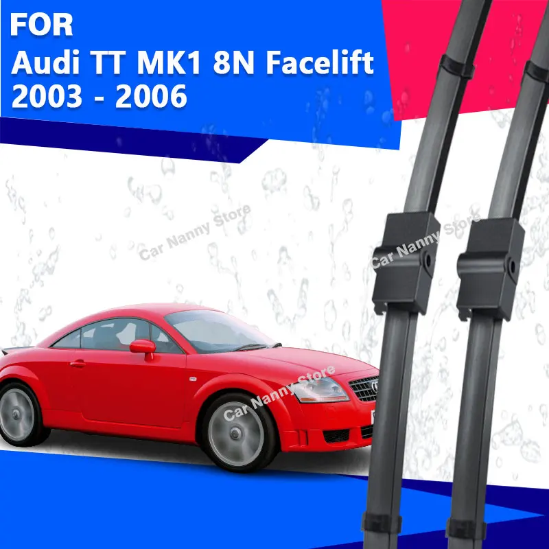 

Щетки лобового стекла для Audi TT MK1 8N Facelift 2003-2006 Автомобильные дворники Резиновая полоса Стеклоочистителя Мягкая резина 2004 2005