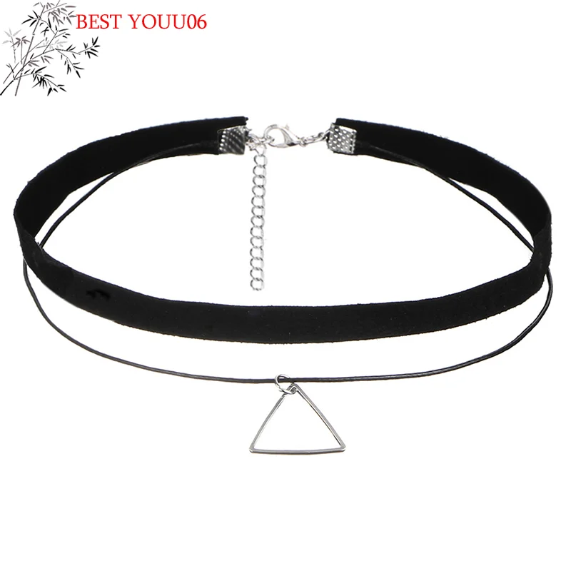 (YOUU06)6PCS Choker Necklace Stretch Velvet Classic Gothic Tattoo Lace Necklace