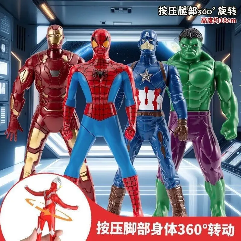 Hasbro Marvel Avengers 4 Endgame 18cm Super Hero Dolls Hulk Iron Man Captain America Thor Wolverine Action Figure Toys Fans Gift view 6
