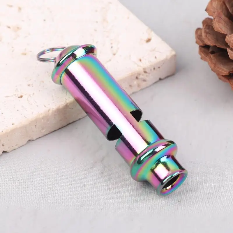 Outdoor Survival Whistle Pendant Keychain High Decibel Portable Rescuing Signaling Whistles Camping Tool Multifunction Whistle