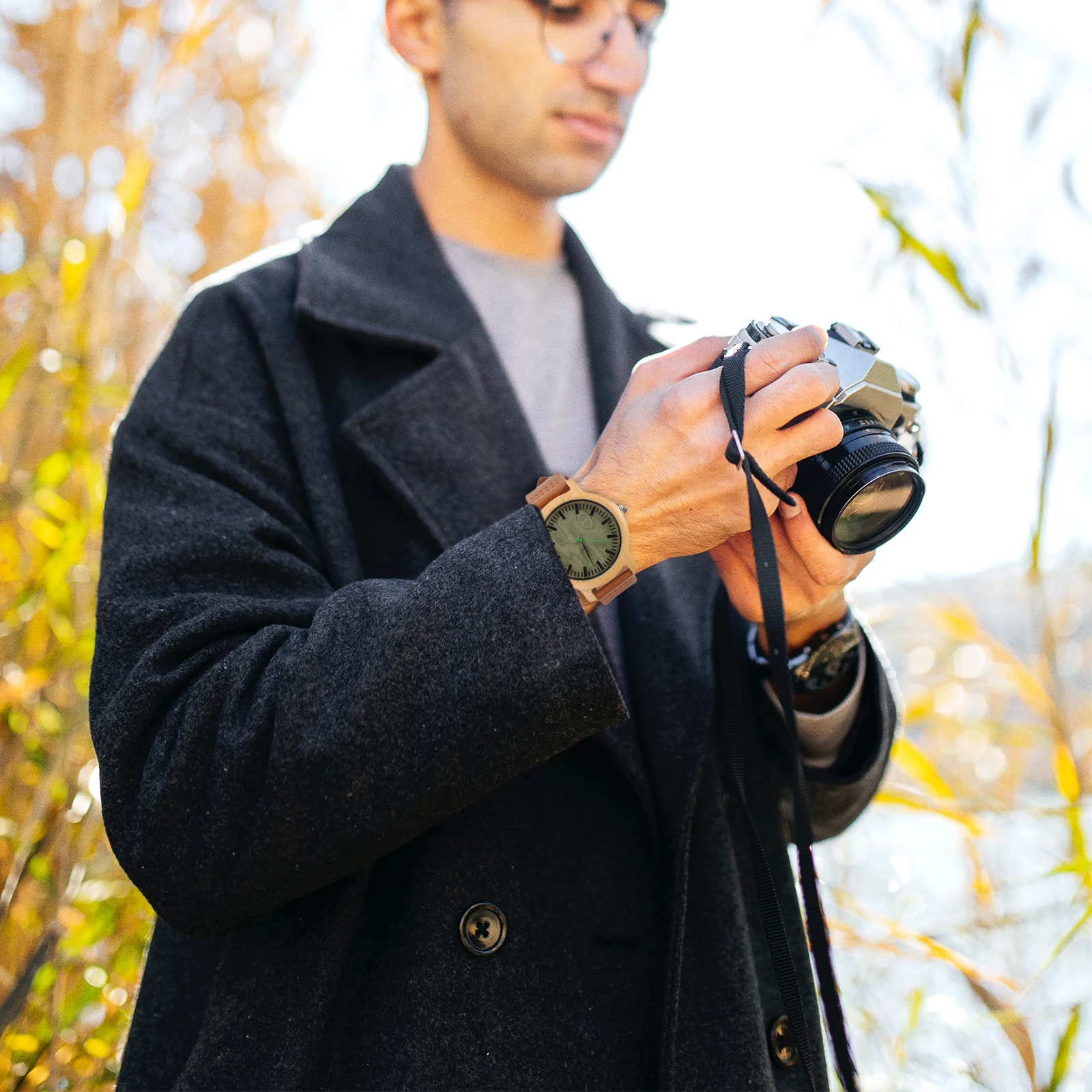 

Wood Watch Wood Watch for Men Casual Watch Bamboo Wristwatch Men Wristwatch