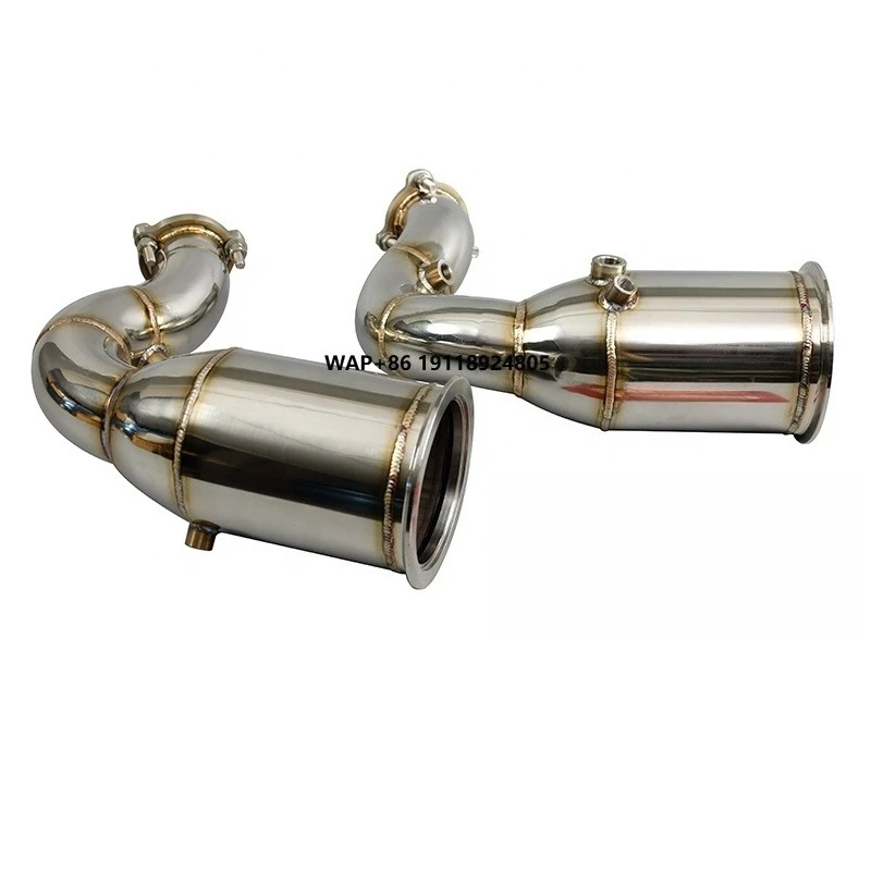 

Auto Parts Customized Exhaust Downpipe for Cayenne V6 2.9T with Fake Shell Catalytic