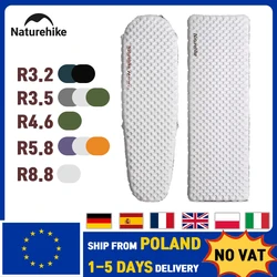Naturehike Inflatable Mat 3.2/4.6/5.8/8.8 R Value Outdoor Ultralight Sleeping Pad Camping Portable Tent Moisture-proof Mat
