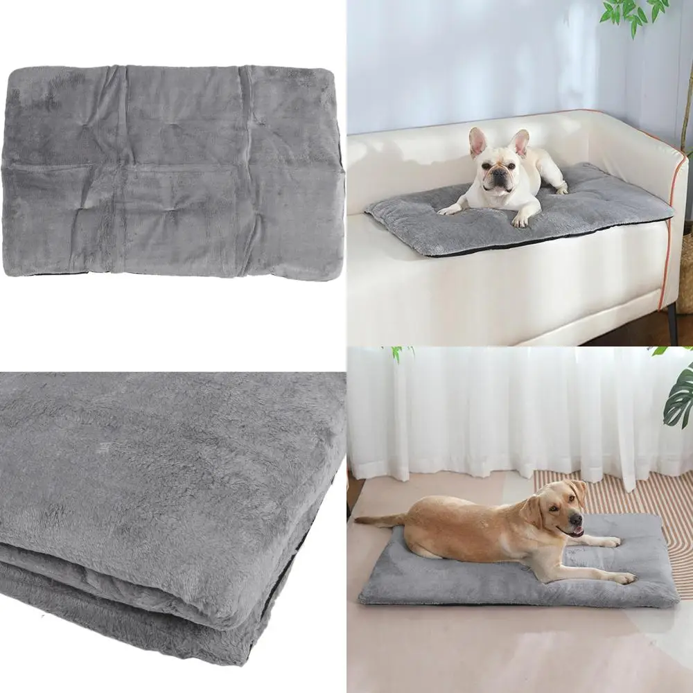 

портативный моющийся самонагревающийся коврик для домашних животных для уличных кошачьих домиков - мягкий и приятный для кожи