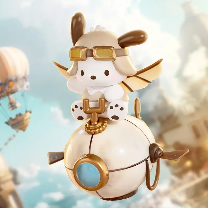 Urocza Figurka Niespodzianka Hello Kitty My Melody Kuromi Cinnamoroll, Autentyczna, Modna Seria Steampunk, Prezent Świąteczny