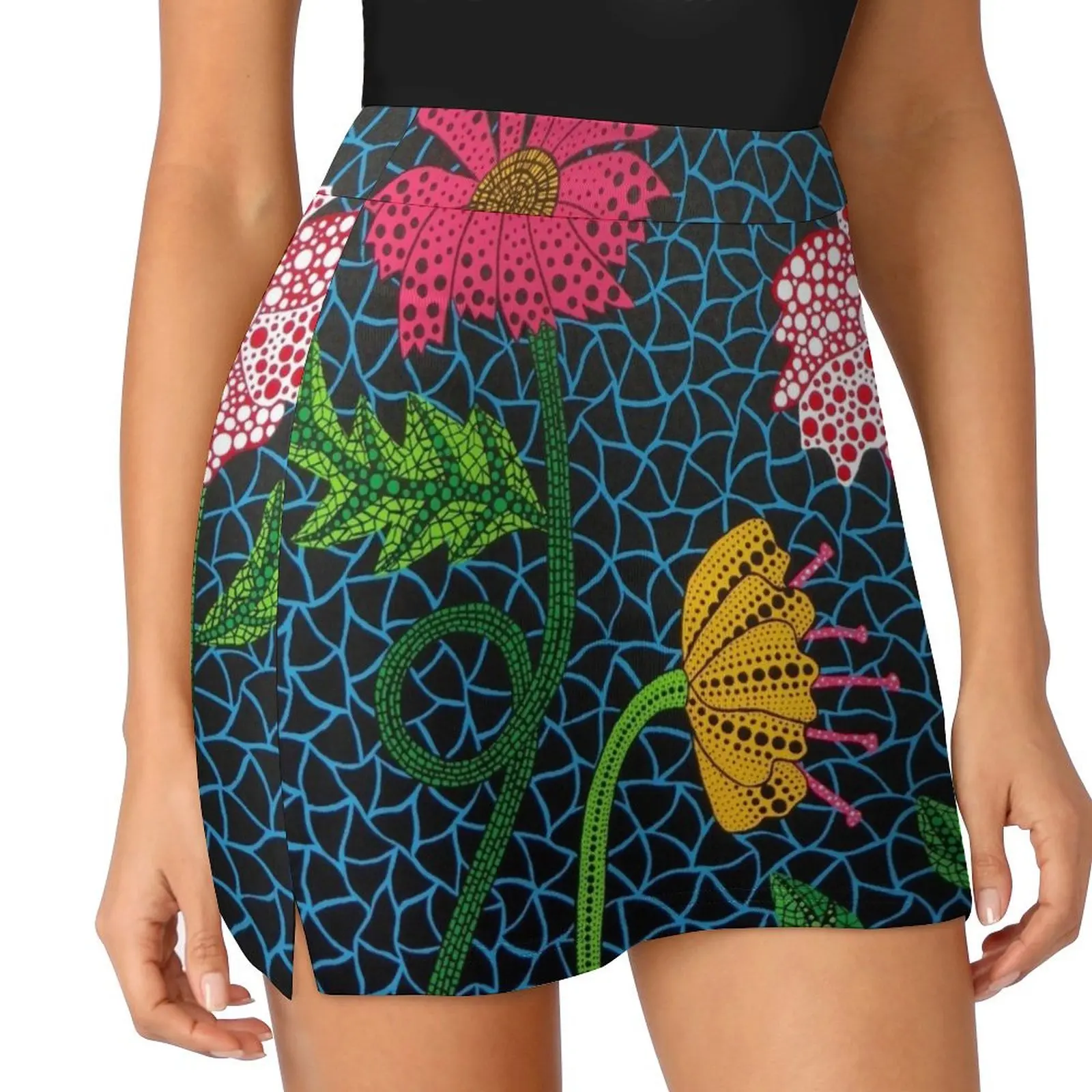 

yayoi flowers Mini Skirt kawaii skirt girls skirt