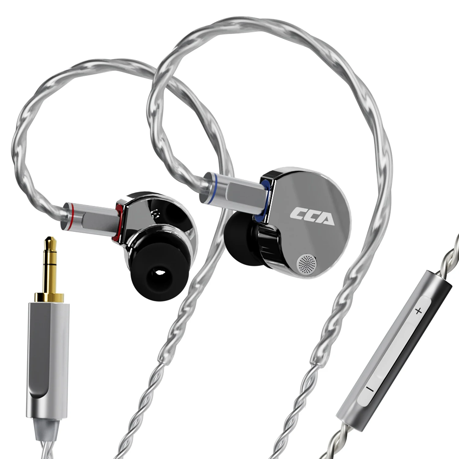 CCA Phoenix HiFi Oortelefoon Dynamische Drive LCP Membraan Koptelefoon Ruisonderdrukkende Vervangbare 2PIN Kabel Gaming Bedrade Oortelefoon