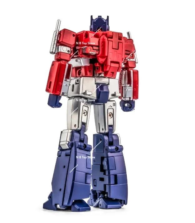 In Stock Newage NA Transformed Toys G1 Optimus Prime H27EX Fine-coated Version with Carriage Action Figures