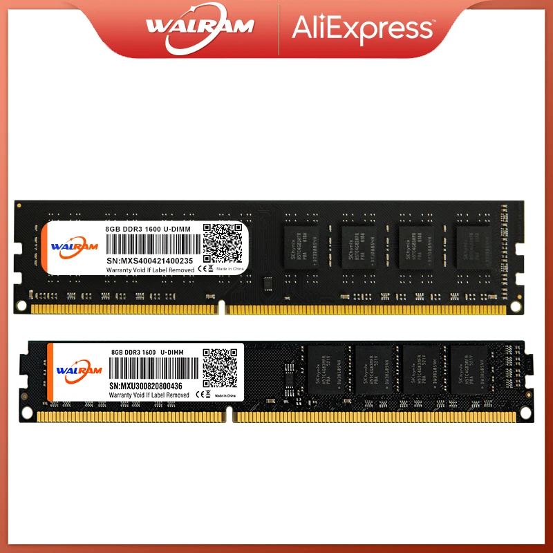 Память Walram Memoria Ram DDR3 1333 1600 1866 МГц Память для настольных ПК PC3-10600U PC3-8500U PC4 1,2 В 2400 2666 3200 МГц Память Компьютерная ОЗУ
