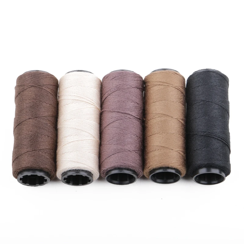 5 Rolls Nylon Weaving Thread For Installing Bead Extensions, Handmade Thread For Wig Sewing