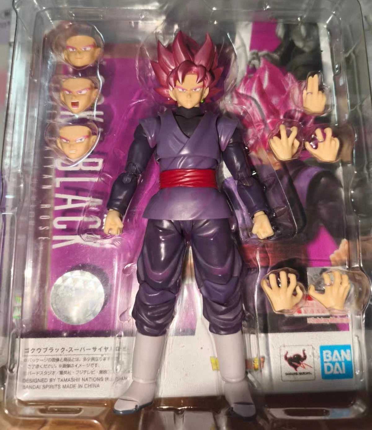 

Bandai Dragon Ball Shf Peach Red Black Wukong Super Saiyan Peach Red Zamas