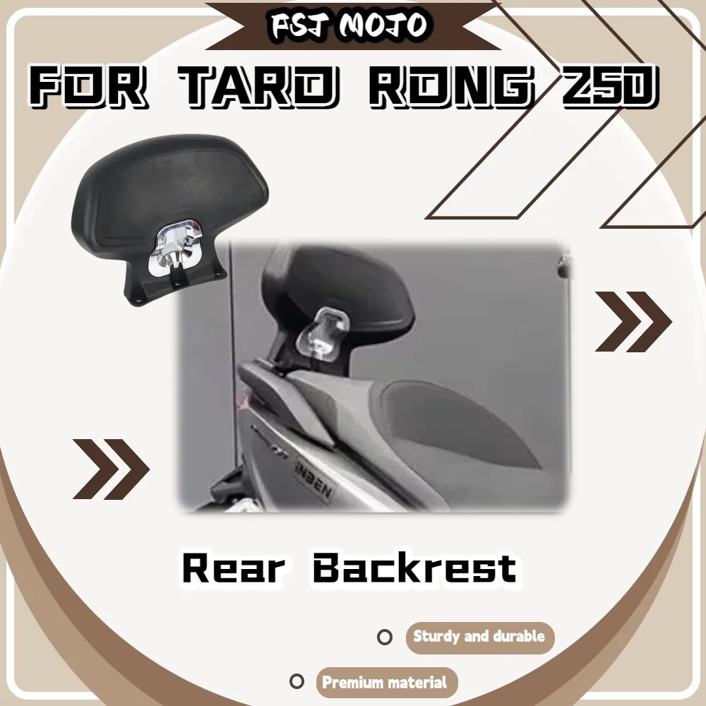 For TARO RONG250 Comfort Upgrade Rear Waist Backrest Optimize Daily Family Commuting Two-Up Riding Comfort Experience