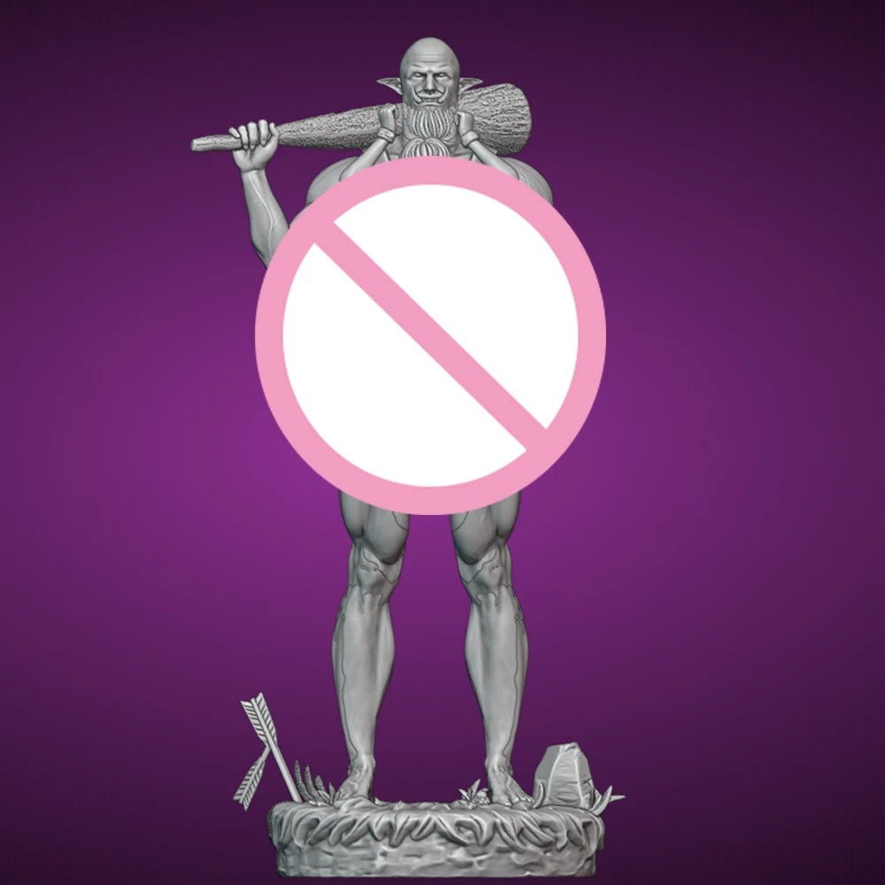 

1/24 Orc and Sexy Girl NSFW Resin Model Figure Toy Craft Unassembled Miniature Reduction Statue Unpainted Kits