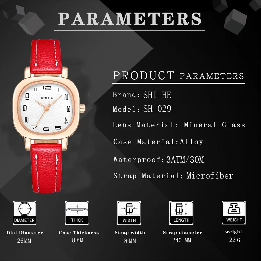 2023 New Watch Women Small Light Luxury Women Students Small Dial Simple Temperament Small Ins Women Quartz Watch