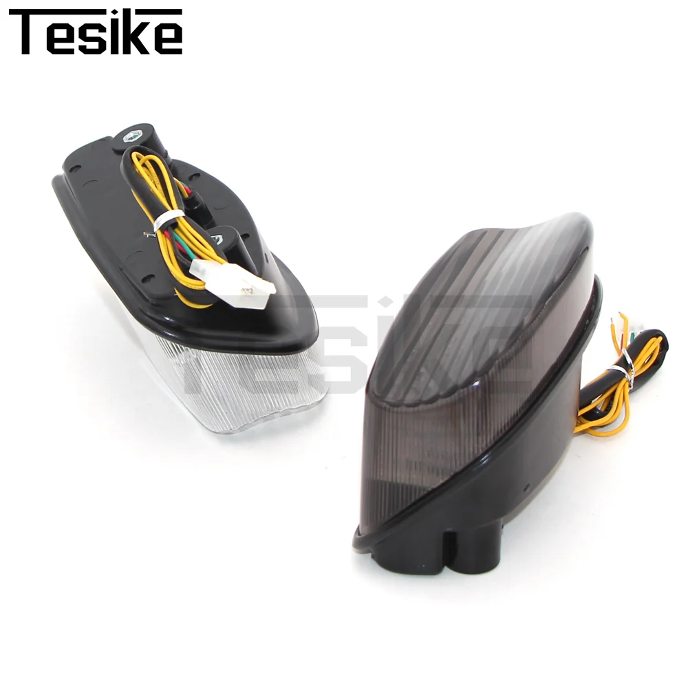Rear LED Tail Light For HONDA CBR1100XX HORNET 250 1997 1998 HORNET 600 1998-2003 Integrated Turn Signal Stop Lamps