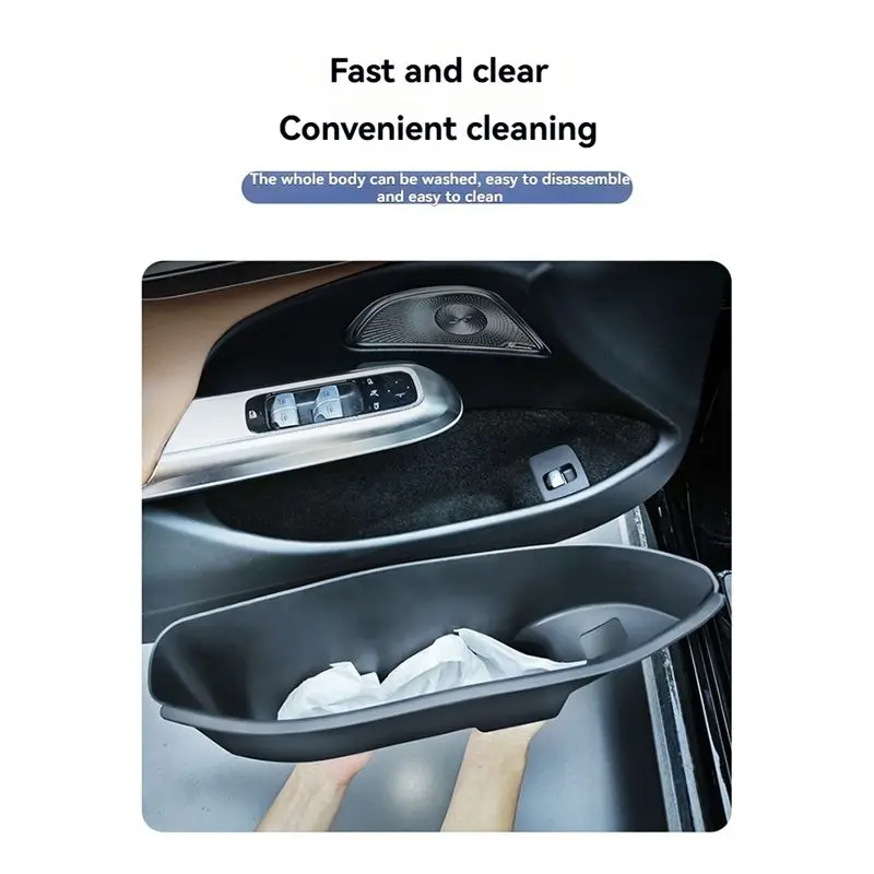 Picture 6: A66P-Modified Rear Door Groove Storage TPE Accessories Vehicle For Mercedes-Benz E-Class 2024 E300LE260