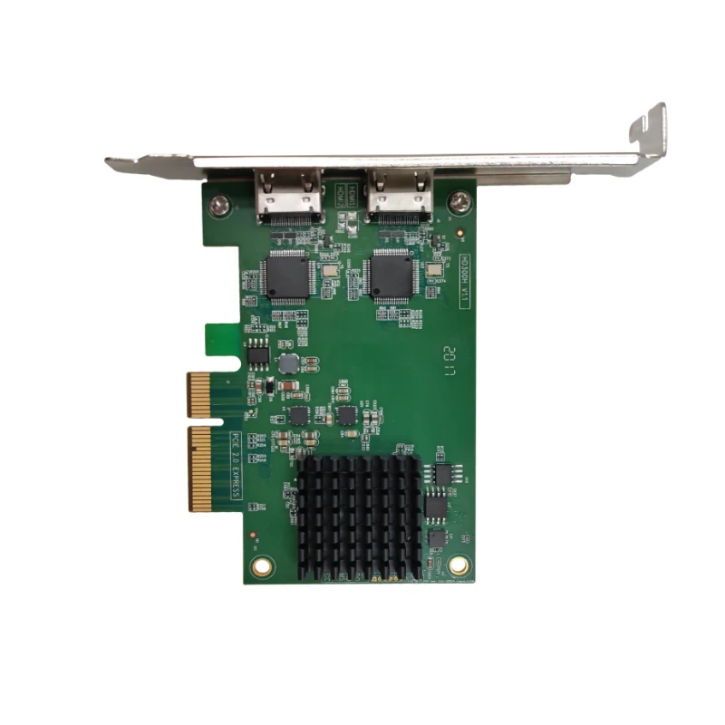 Medical-Grade Dual HDMI PCIe Video Capture Card 1080p 60fps Real-Time Capture for Medical Imaging, Broadcasting & Live Streaming