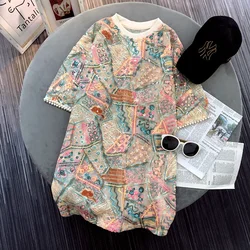 new European Bling Bling Women Long Tees Women Chic Lady Sequines T-shirts Femme Embroidery T-shirts Tops lady sequined t-shirts