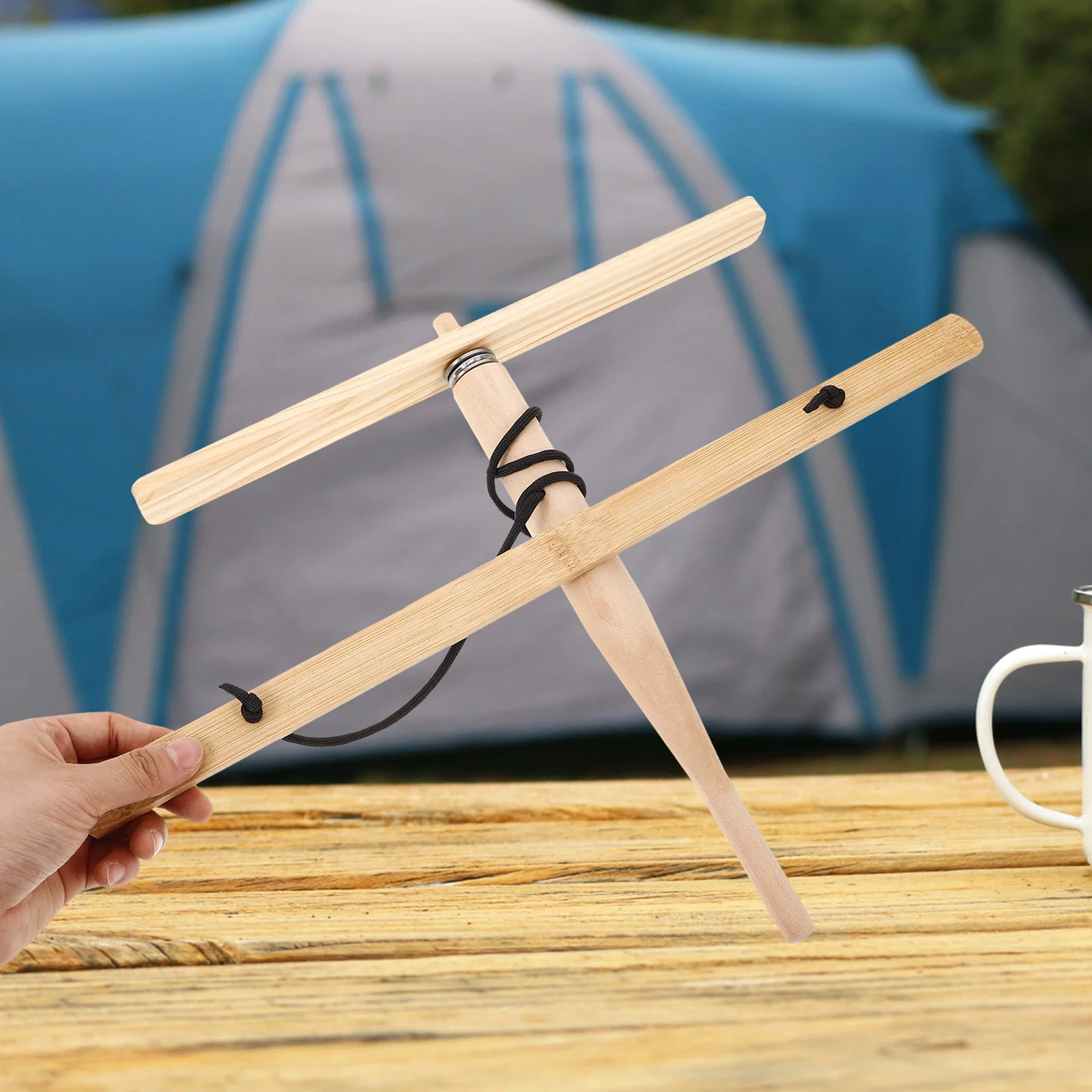 1 set Fire Starters Camping Equipment Beige Drill Kits Child Friction Rod Outdoor Gear Campfire Tools Starting Kit