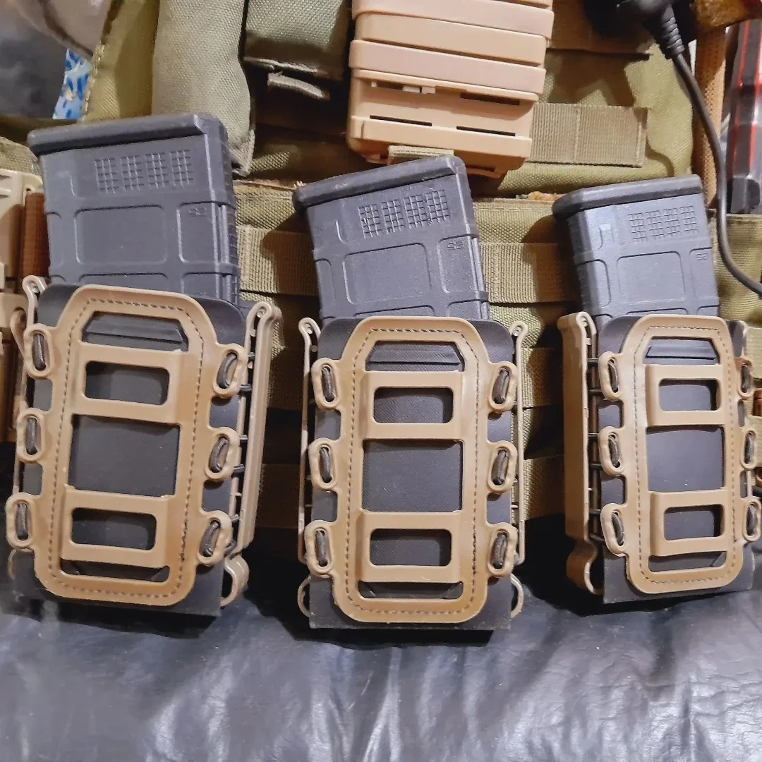 حامل مجلة بندقية على طراز العقرب | حقيبة خرطوشة عالمية 5.56/7.62 | منظم التروس المتوافق مع مولي #5