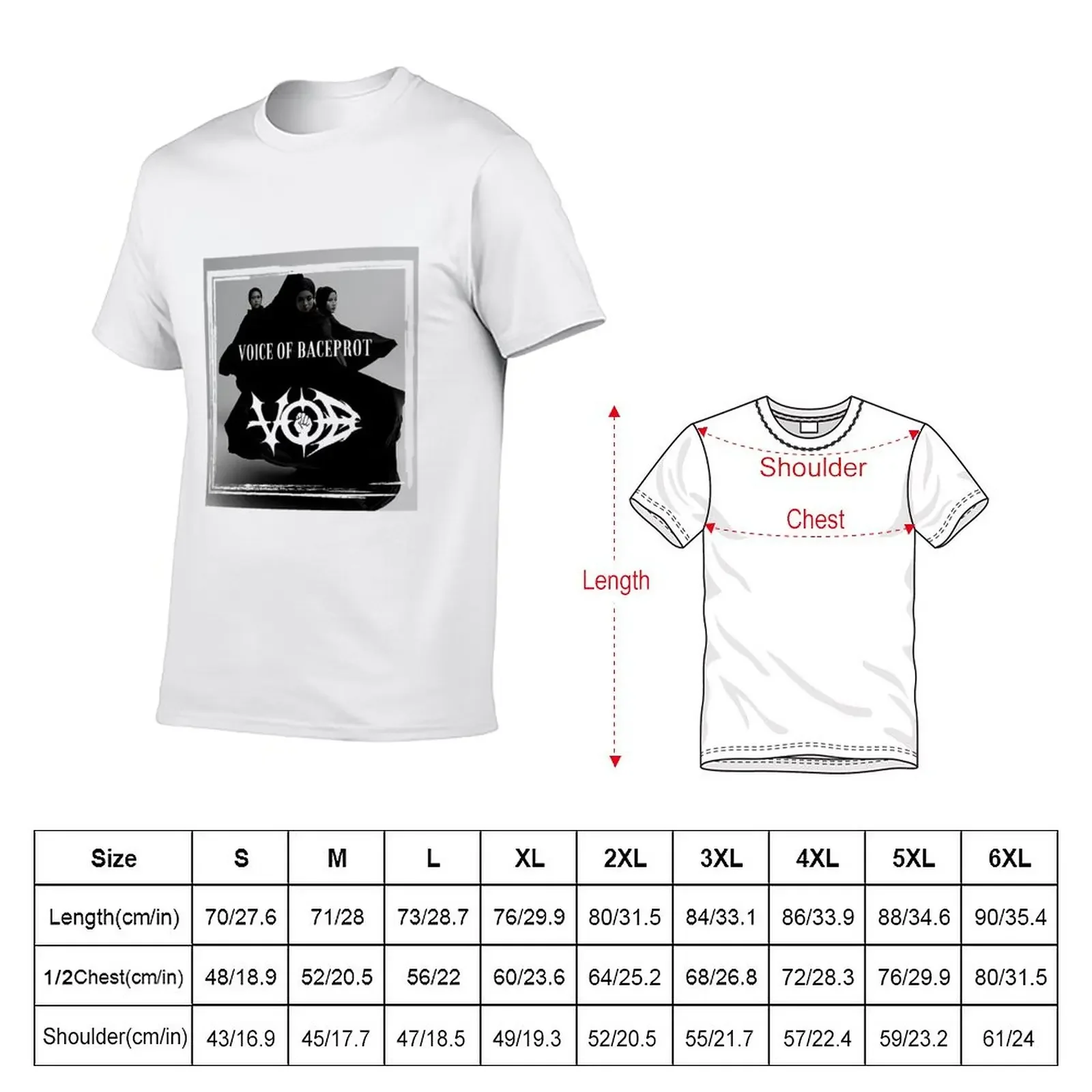 New VOB Voice Of Baceprot T-Shirt shirts graphic tees heavyweight t shirts oversized t shirt mens t shirt