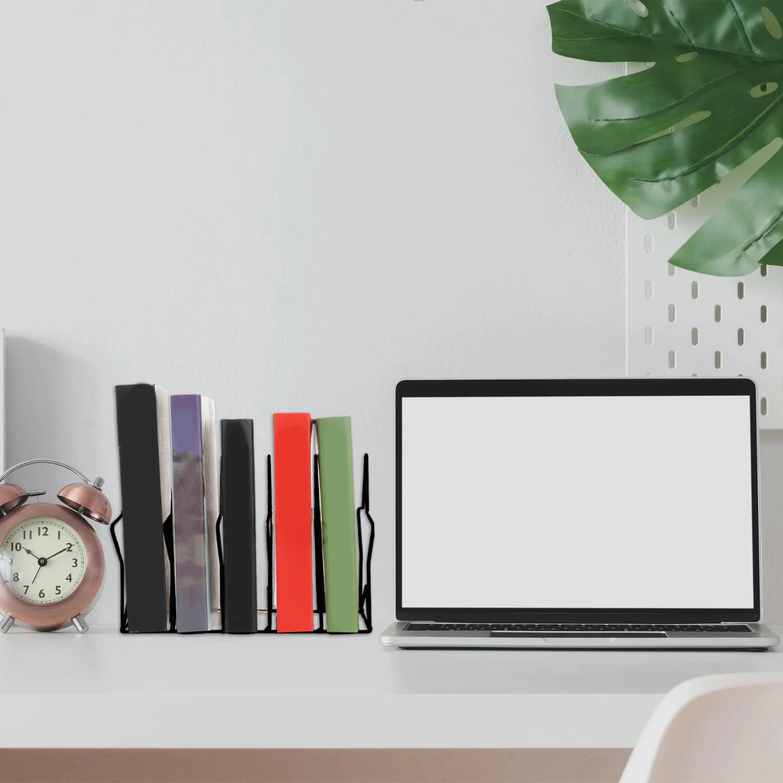 

Five-Pointed Star Iron Bookshelf Desktop Organizer Rack For Books Magazines Storage Desk Decor Home Office Display Stand Metal