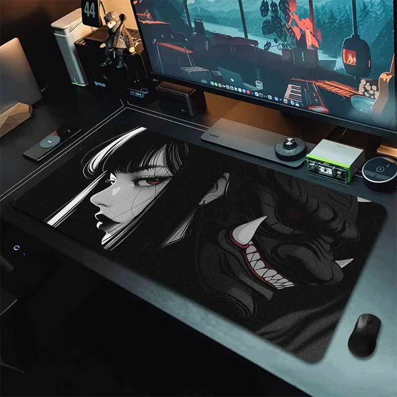 

XXL Mask Girl Mouse Pad Multi-model Computer Accessories Game Player High quality rubber non-slip office extension desk mat