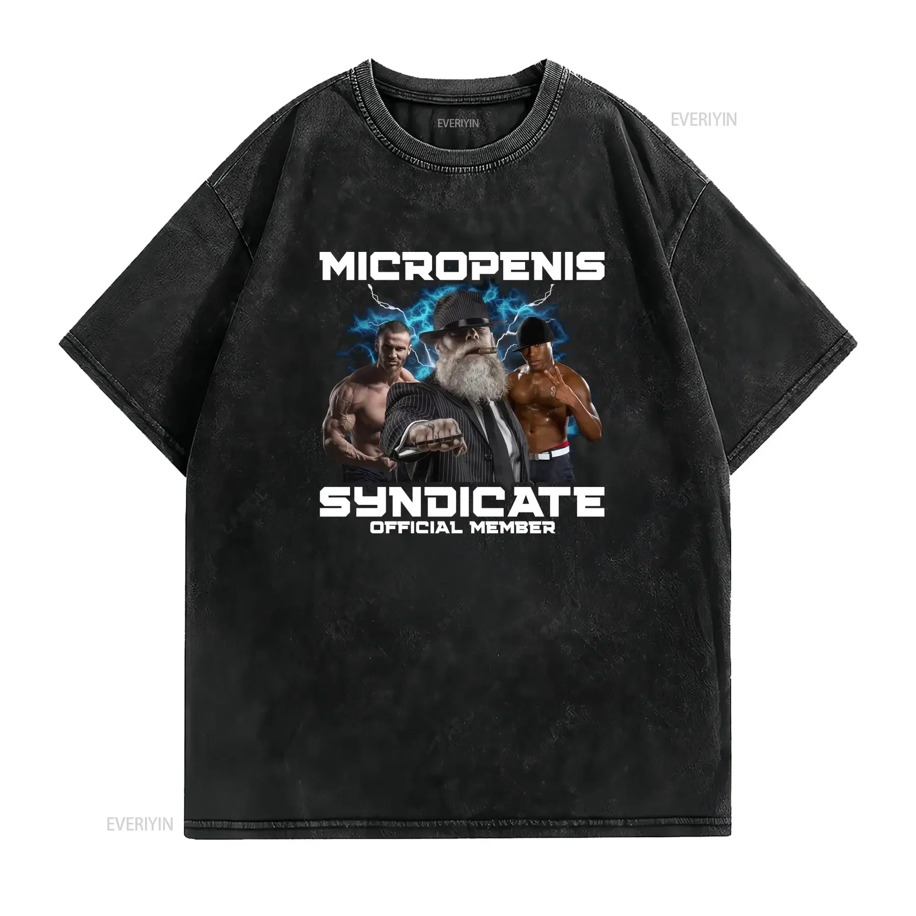Funny Meme T Shirt Micropenis Syndicate Cringe Weird Dank Surreal Humor Ironic Offensive Quote Bizarre vintage Washed Soft