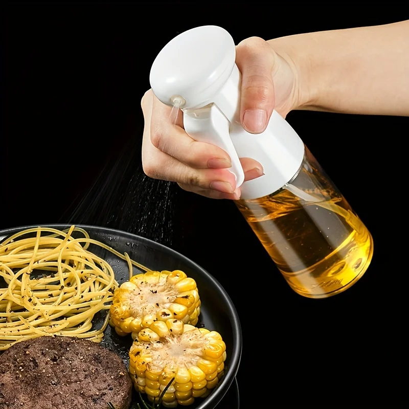 Oil Sprayer, Non-Clogging, Suitable for Olive Oil, Water, Soy Sauce, Cooking, Baking, Grilling, BBQ, Salad Dressing,