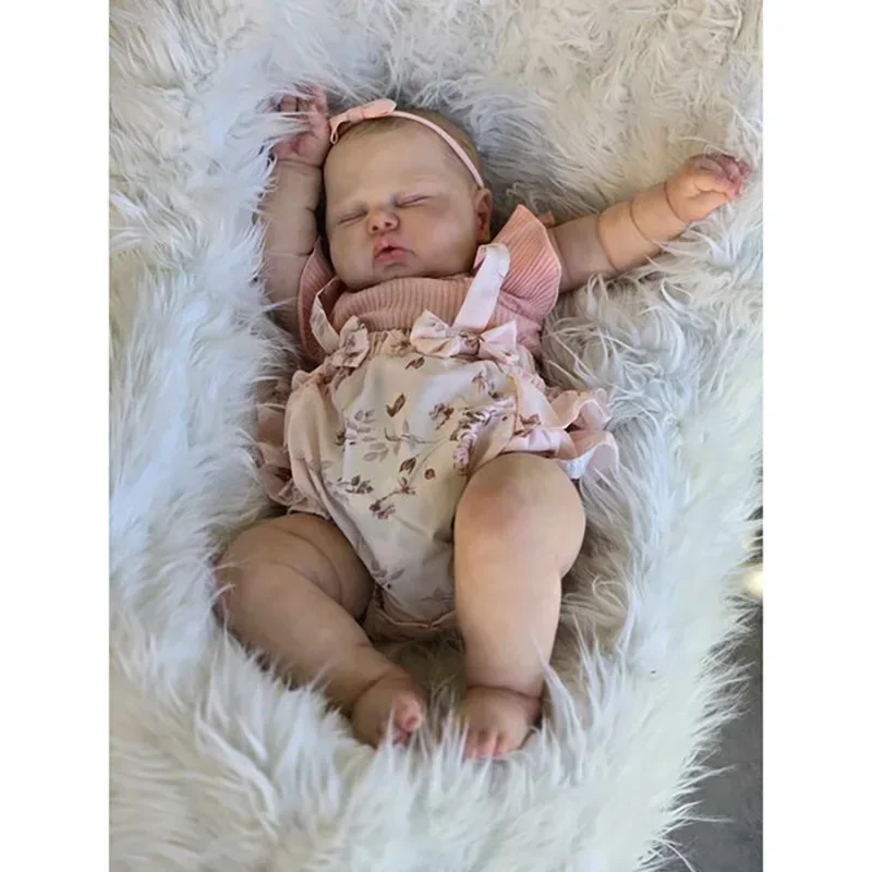 60CM Reborn Toddler Doll Pickle Already Painted Finished Doll Soft Cloth Body High Quality Hand Painted Doll