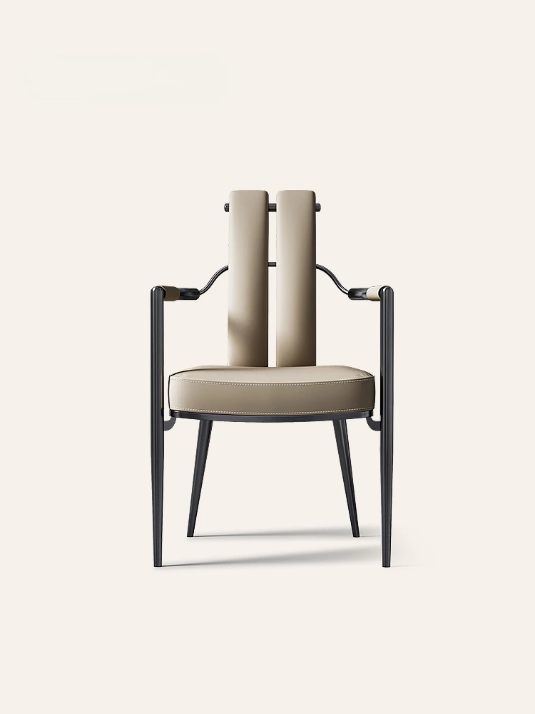 

Modern simple tea hall reception light luxury dining chair