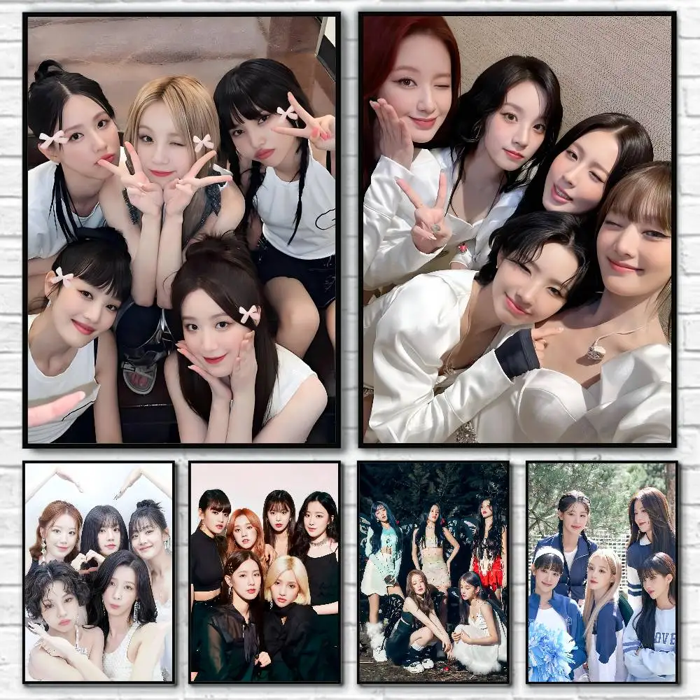 1 قطعة المعبود Kpop المغني G-Gidle المشارك ذاتية اللصق الفن ورق مقاوم للماء ملصق مقهى بار غرفة جدار ديكور #1