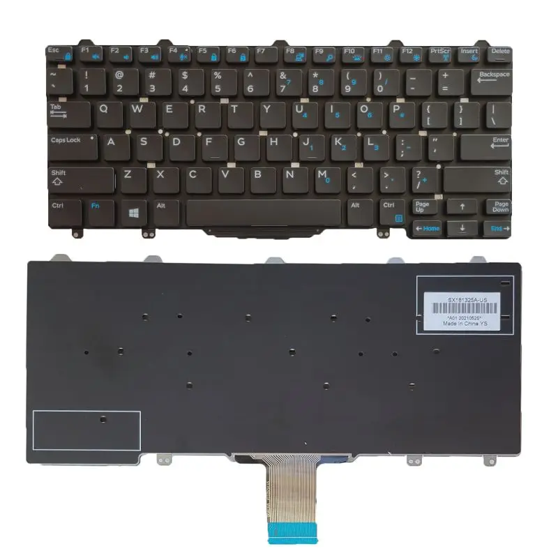 

US Laptop Keyboard for DELL Latitude E5270 E7270 035JP0 05N3XJ