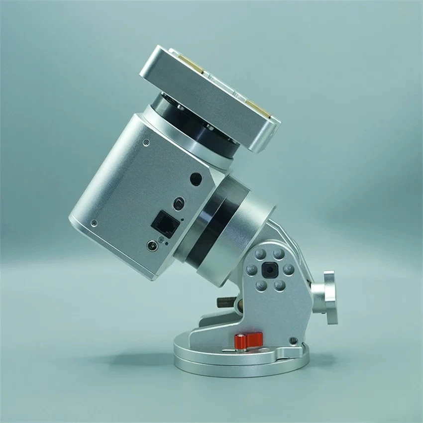Small Equatorial Instrument Red/Black/Silver 14 Harmonic Astronomical Telescope Stargazing Accessories Without Heavy Hammer