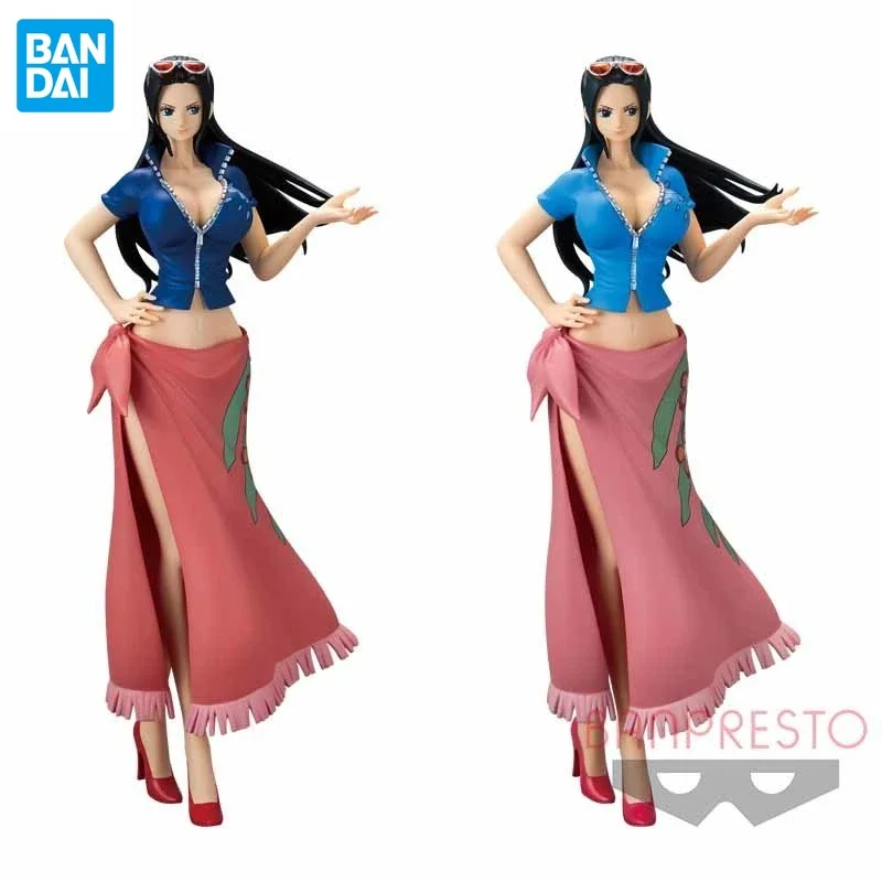 In Stock BANDAI BANPRESTO Original Anime One Piece Nico Robin Glitter& Glamours Two Years Later Action Figures Toy Gift for Kids