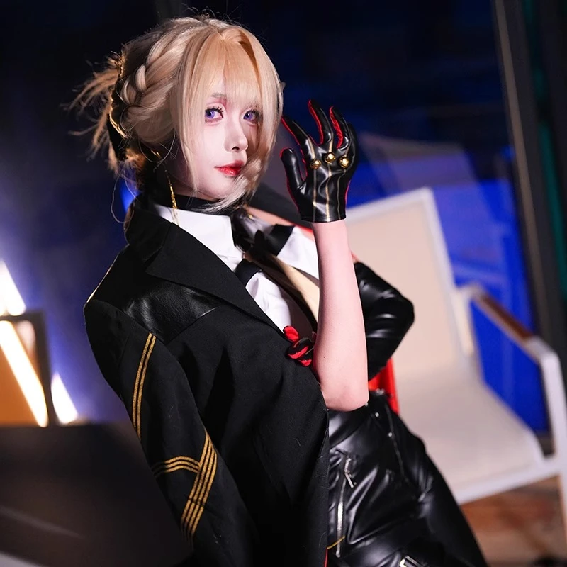 Zenless Zone Zero Evelyn Chevalier Cosplay Kostuum Anime Vrouwen Cool Uniform Rollenspel Kleding Halloween Comic-con Party Pak