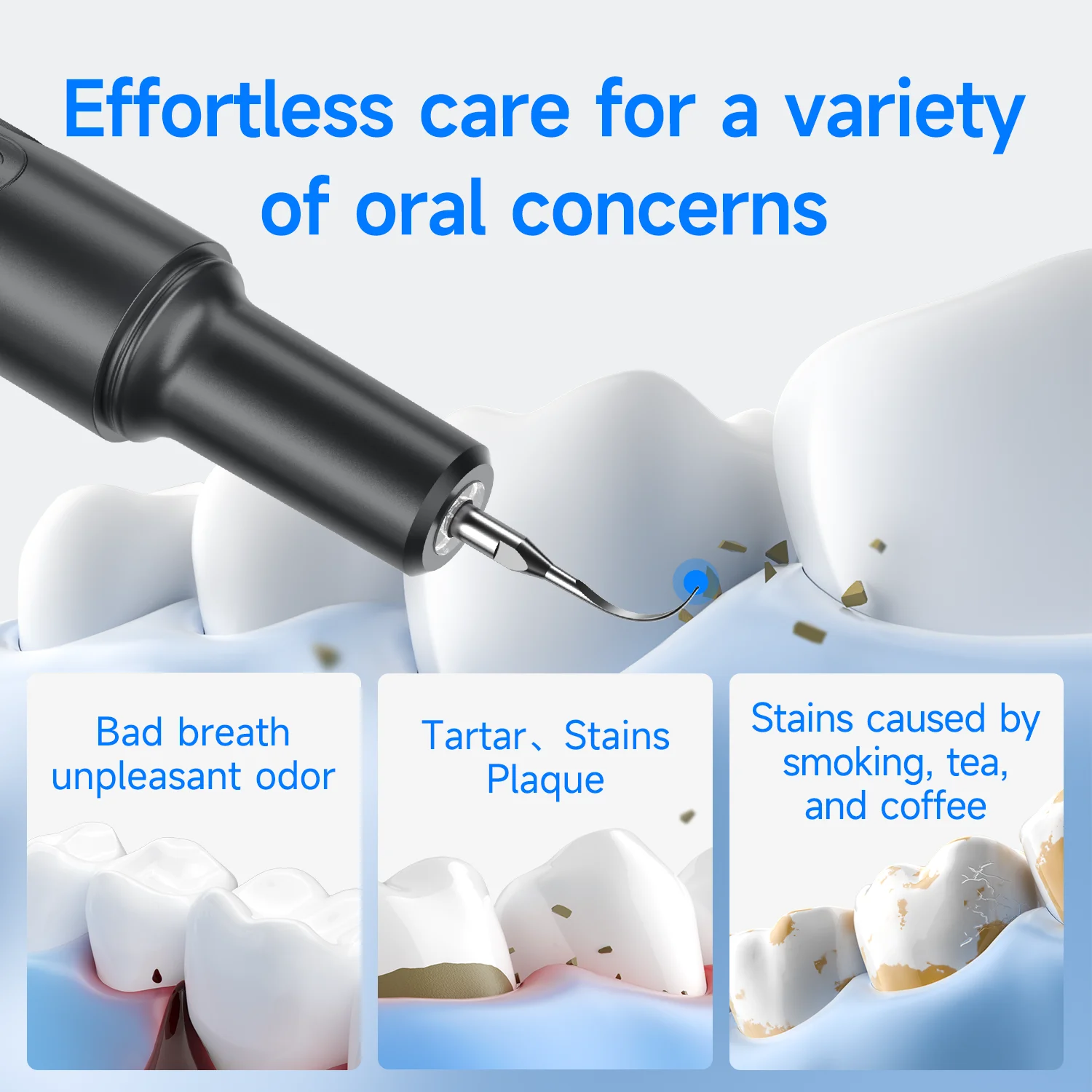 منظف الأسنان الكهربائي Limpieza الأسنان مع مرآة الفم 5 طرق شاشة LED مزيل الجير عن طريق الفم قشارة أدوات تنظيف الأسنان